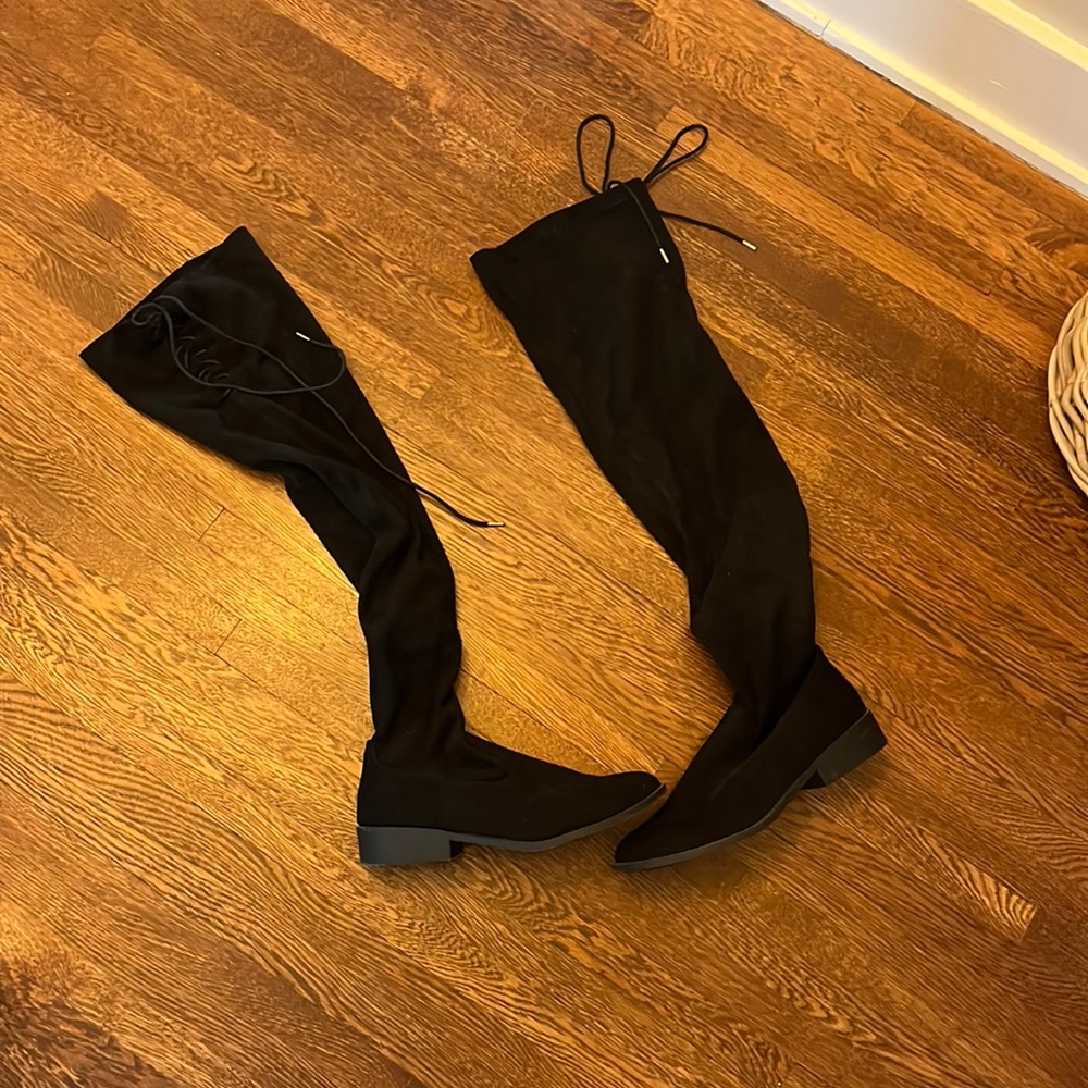 knee high boots!